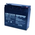 Upg Sealed Lead Acid Battery, 12 V, 22Ah, UB12220, I10 Internal Thread Terminal, AGM Type 40582